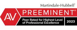 Jason is rated preeminent by Martindale